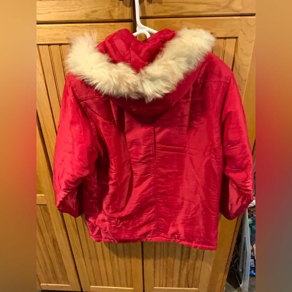 Elan Bold Red Women's Puffer Jacket - Picture 3 of 3